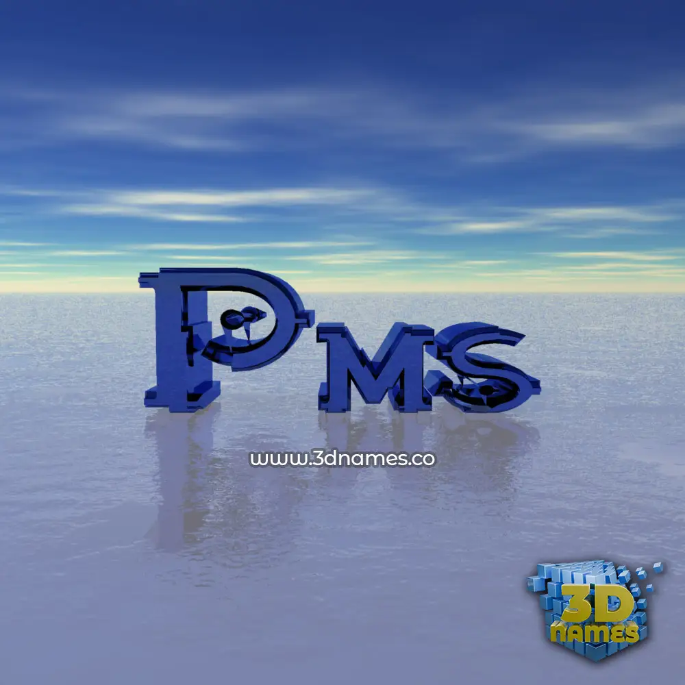 pms in Horizon style - 3D name wallpaper