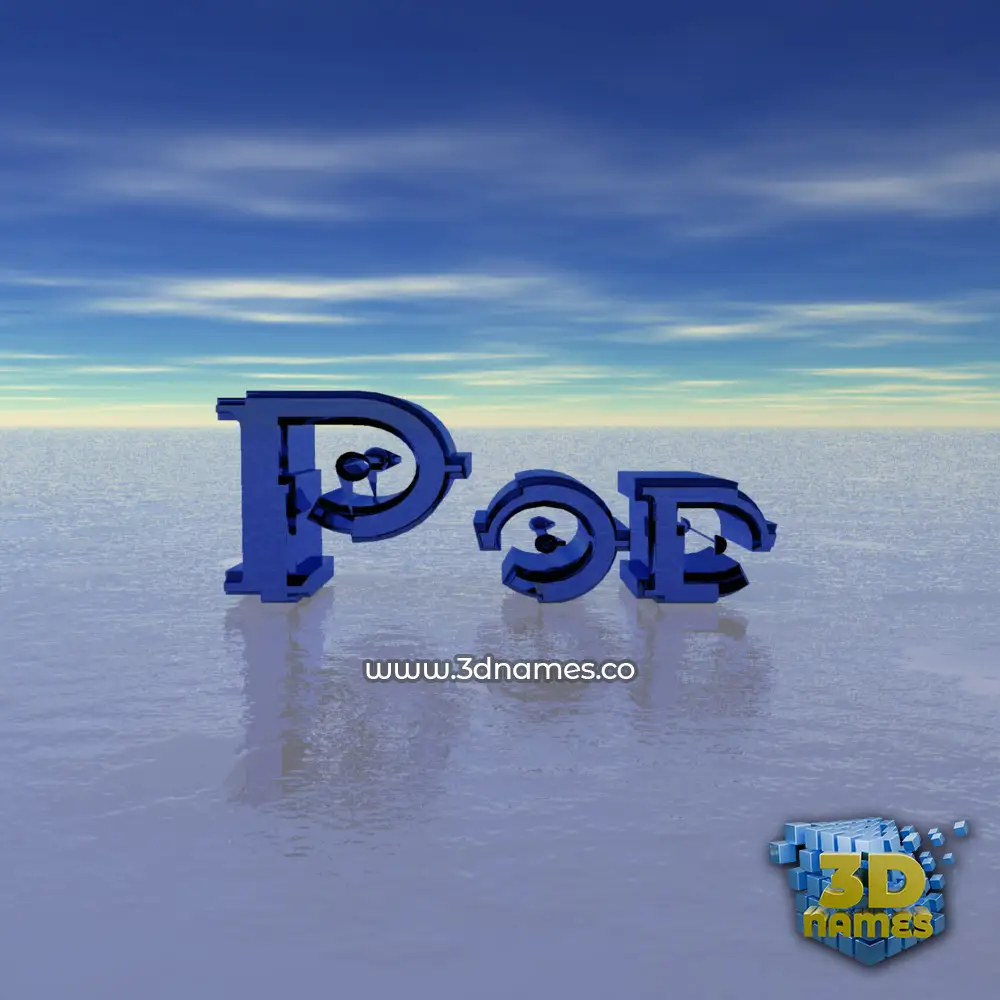 pod in Horizon style - 3D name wallpaper