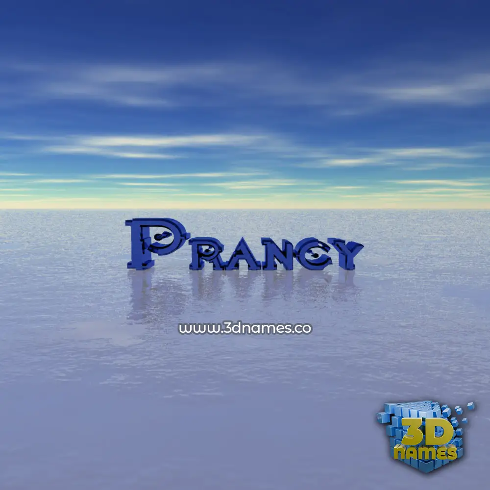 prancy in Horizon style - 3D name wallpaper