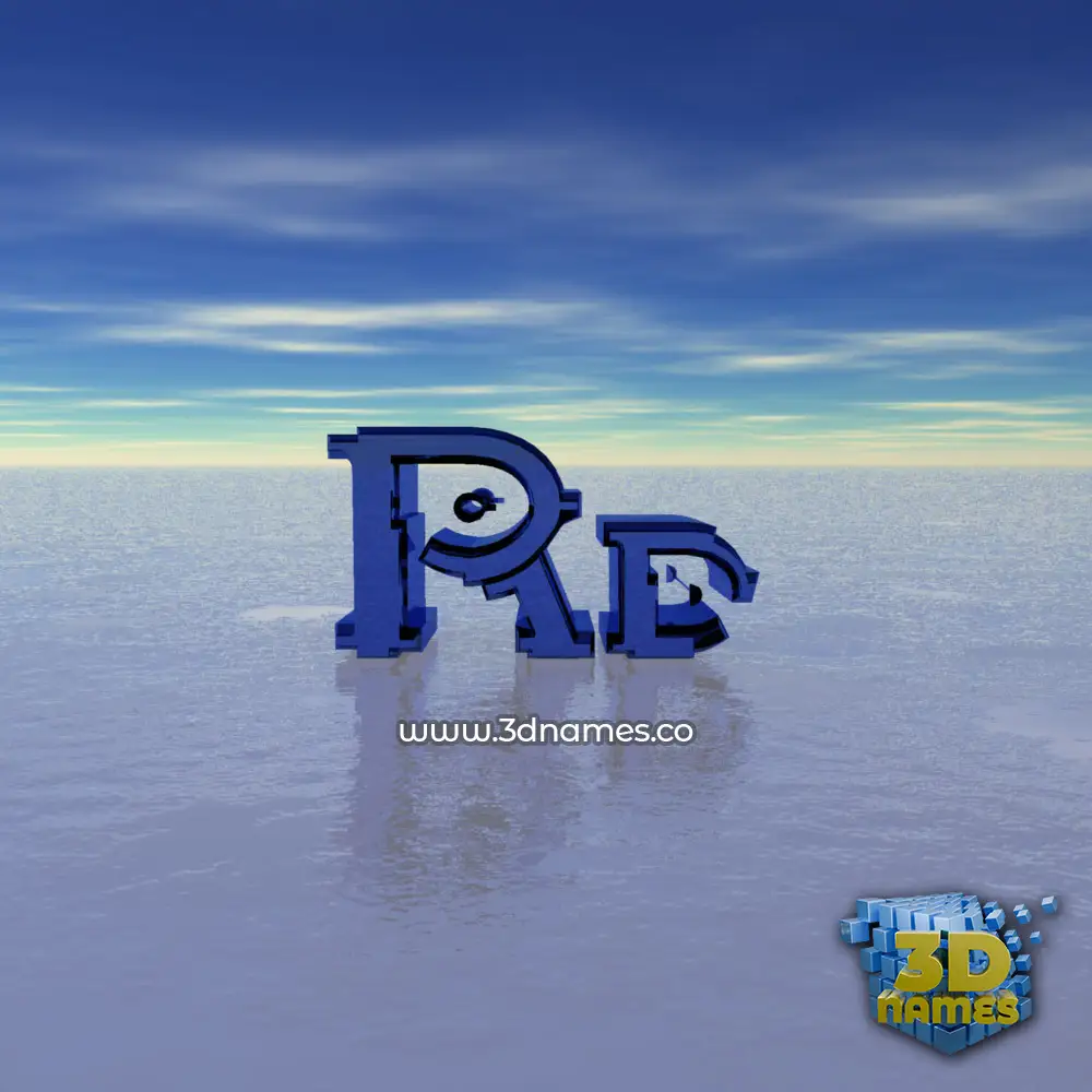 rd in Horizon style - 3D name wallpaper