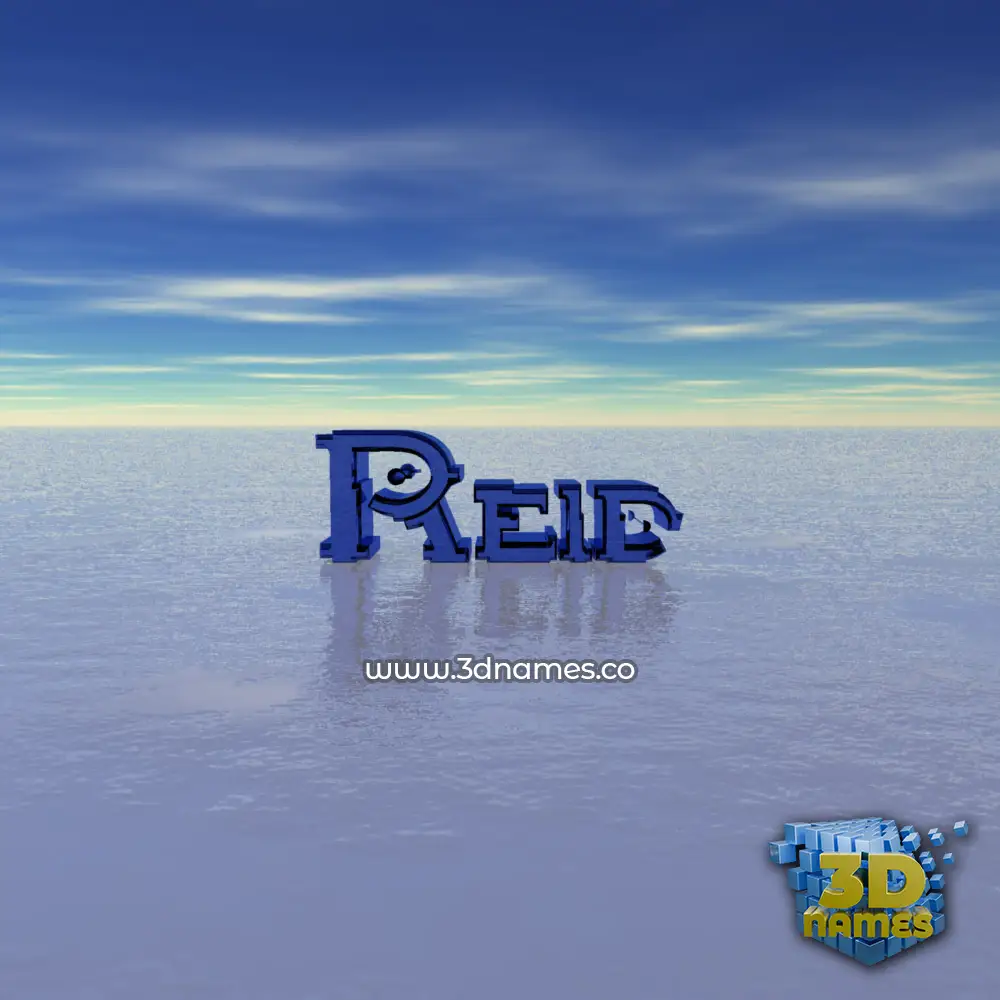 reid in Horizon style - 3D name wallpaper
