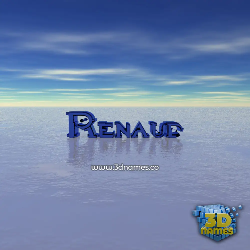 renaud in Horizon style - 3D name wallpaper