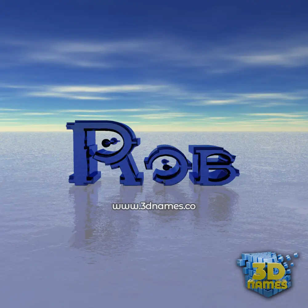 rob in Horizon style - 3D name wallpaper