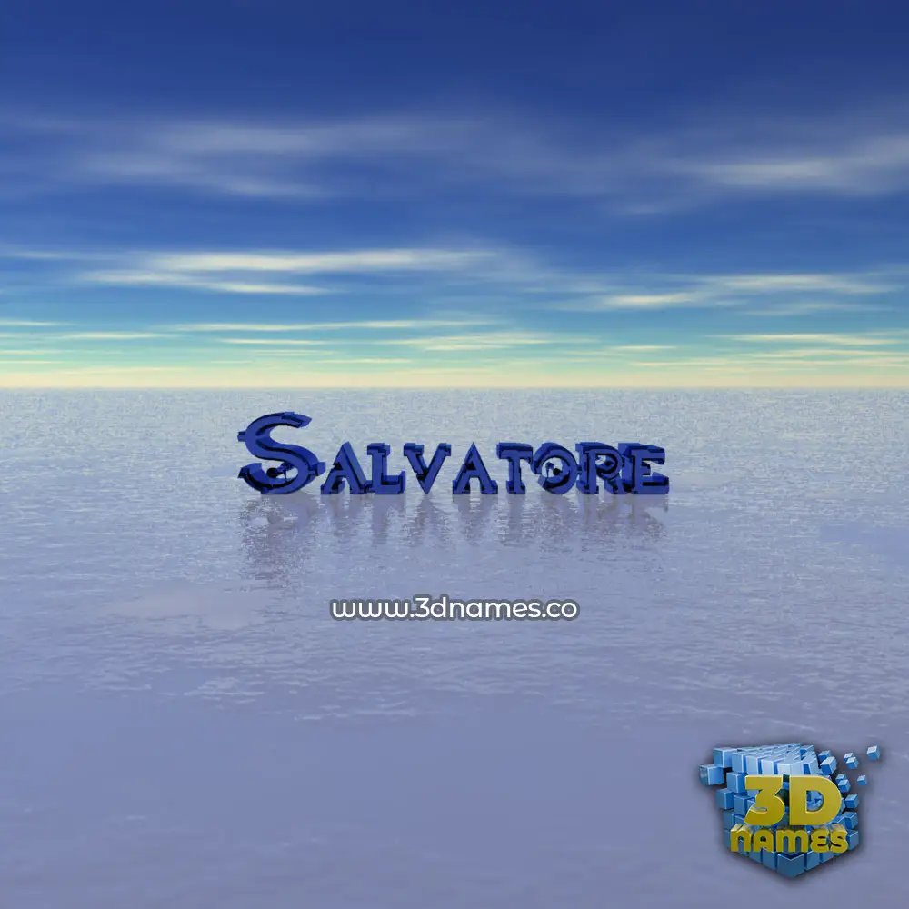salvatore in Horizon style - 3D name wallpaper