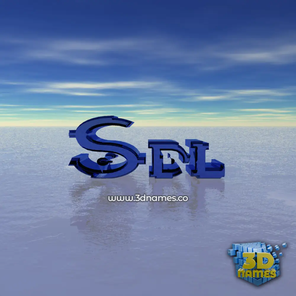 sdl in Horizon style - 3D name wallpaper