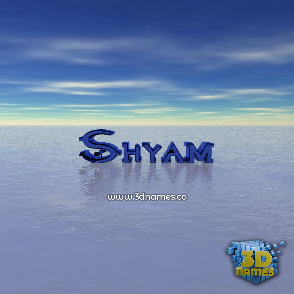 shyam in Horizon style - 3D name wallpaper