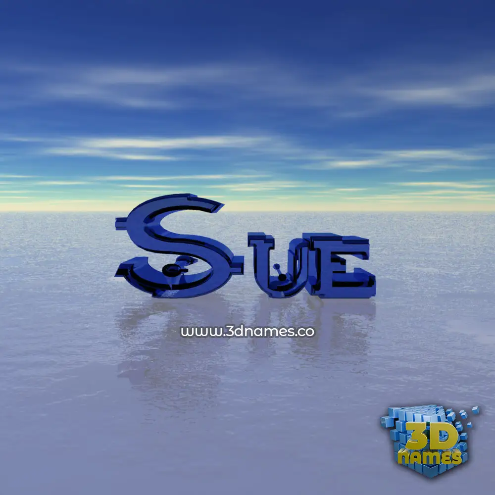 sue in Horizon style - 3D name wallpaper