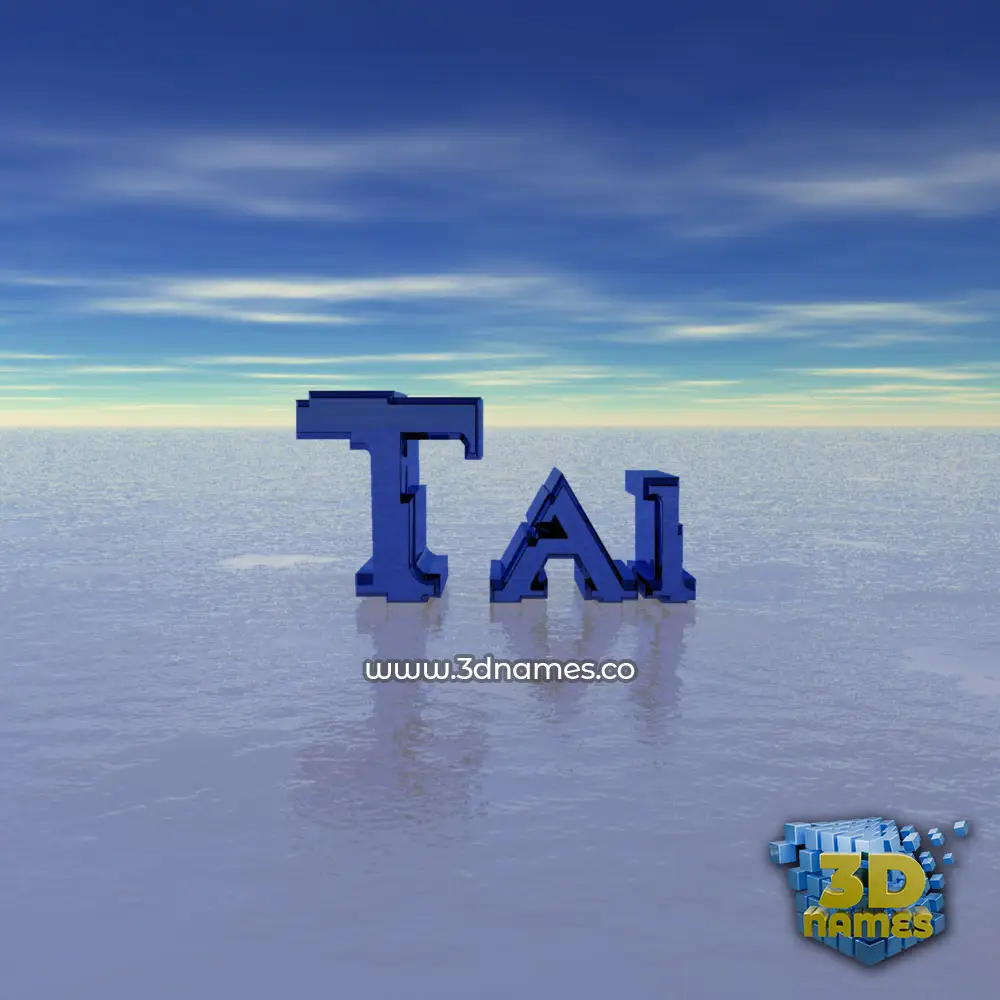 tai in Horizon style - 3D name wallpaper
