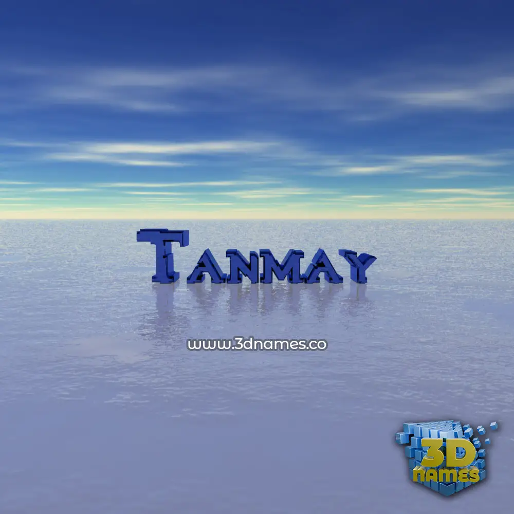 tanmay in Horizon style - 3D name wallpaper