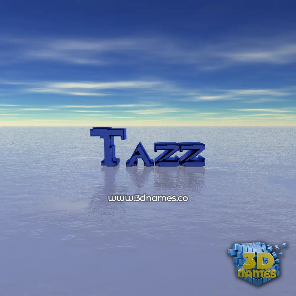 tazz in Horizon style - 3D name wallpaper