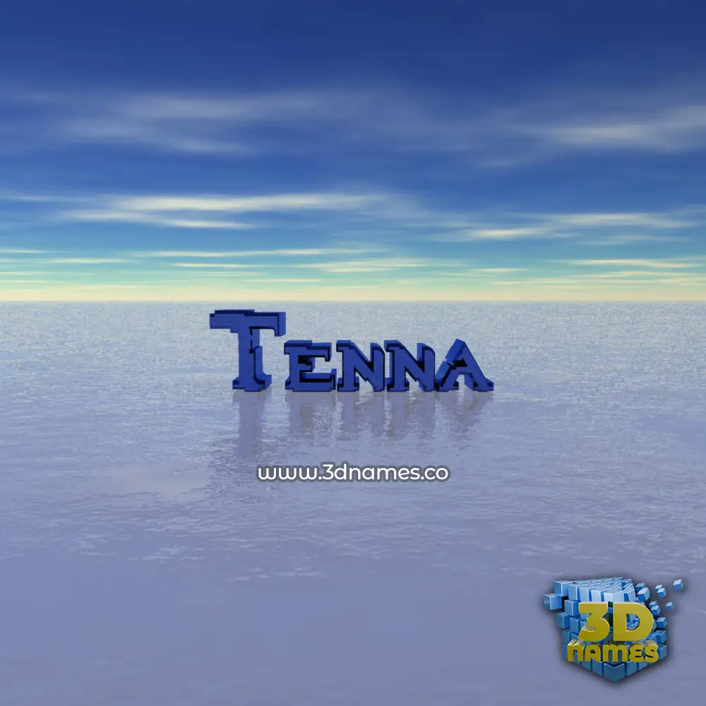tenna in Horizon style - 3D name wallpaper