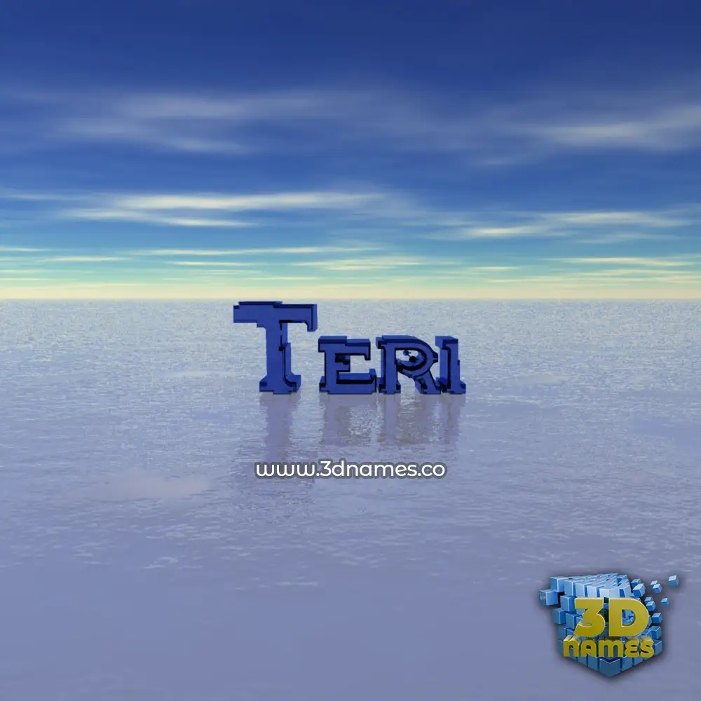 teri in Horizon style - 3D name wallpaper