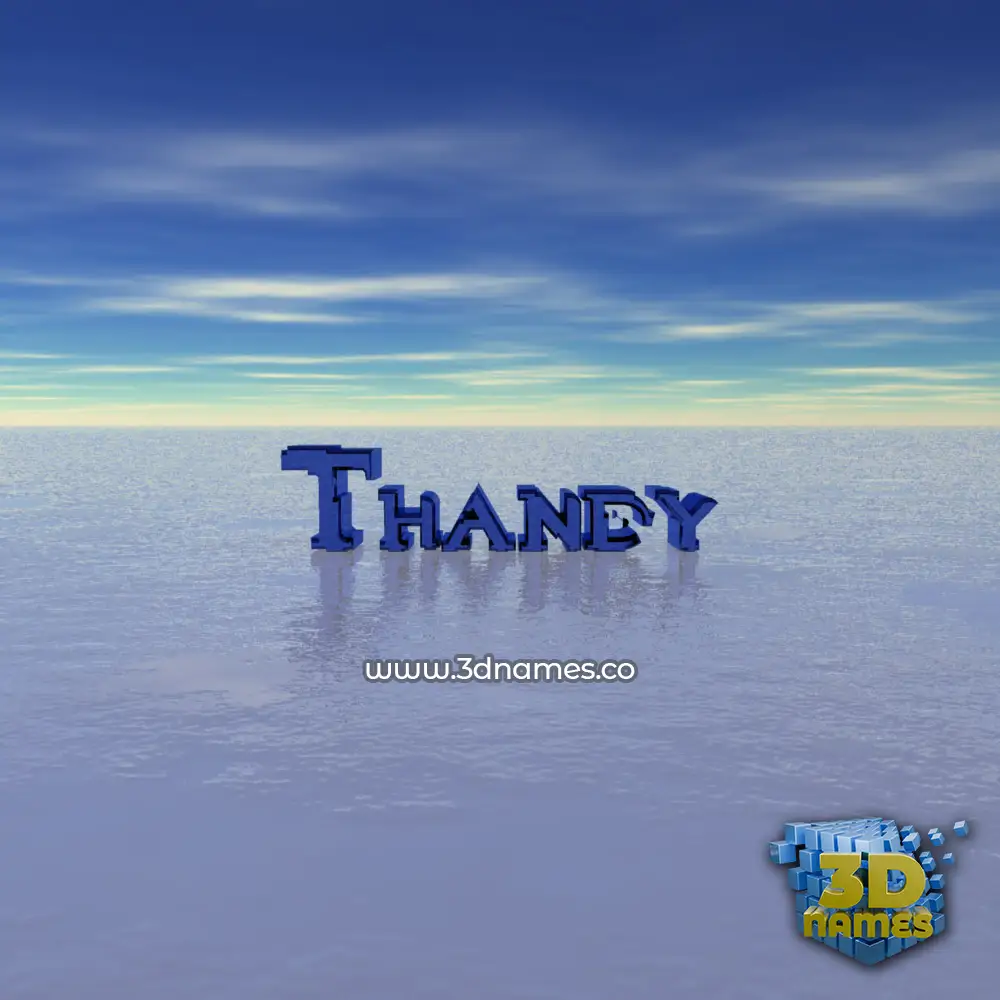 thandy in Horizon style - 3D name wallpaper