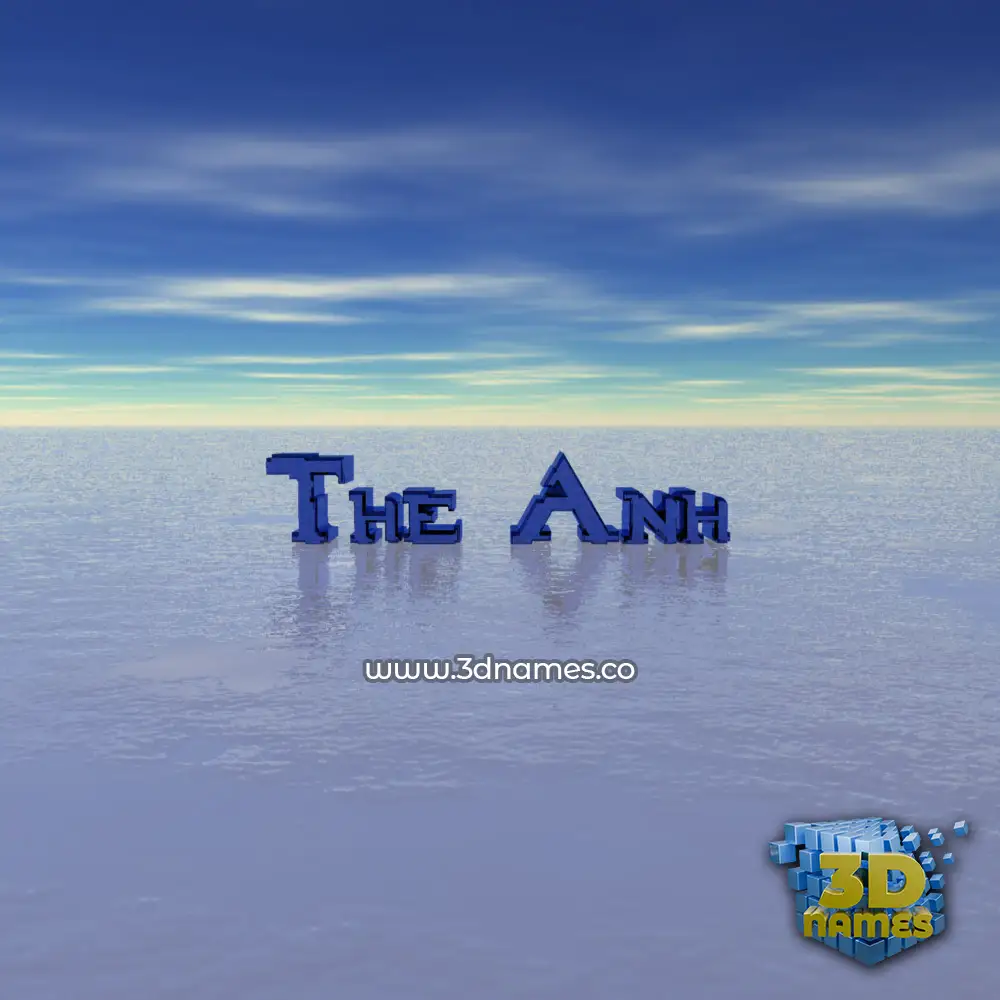 the anh in Horizon style - 3D name wallpaper