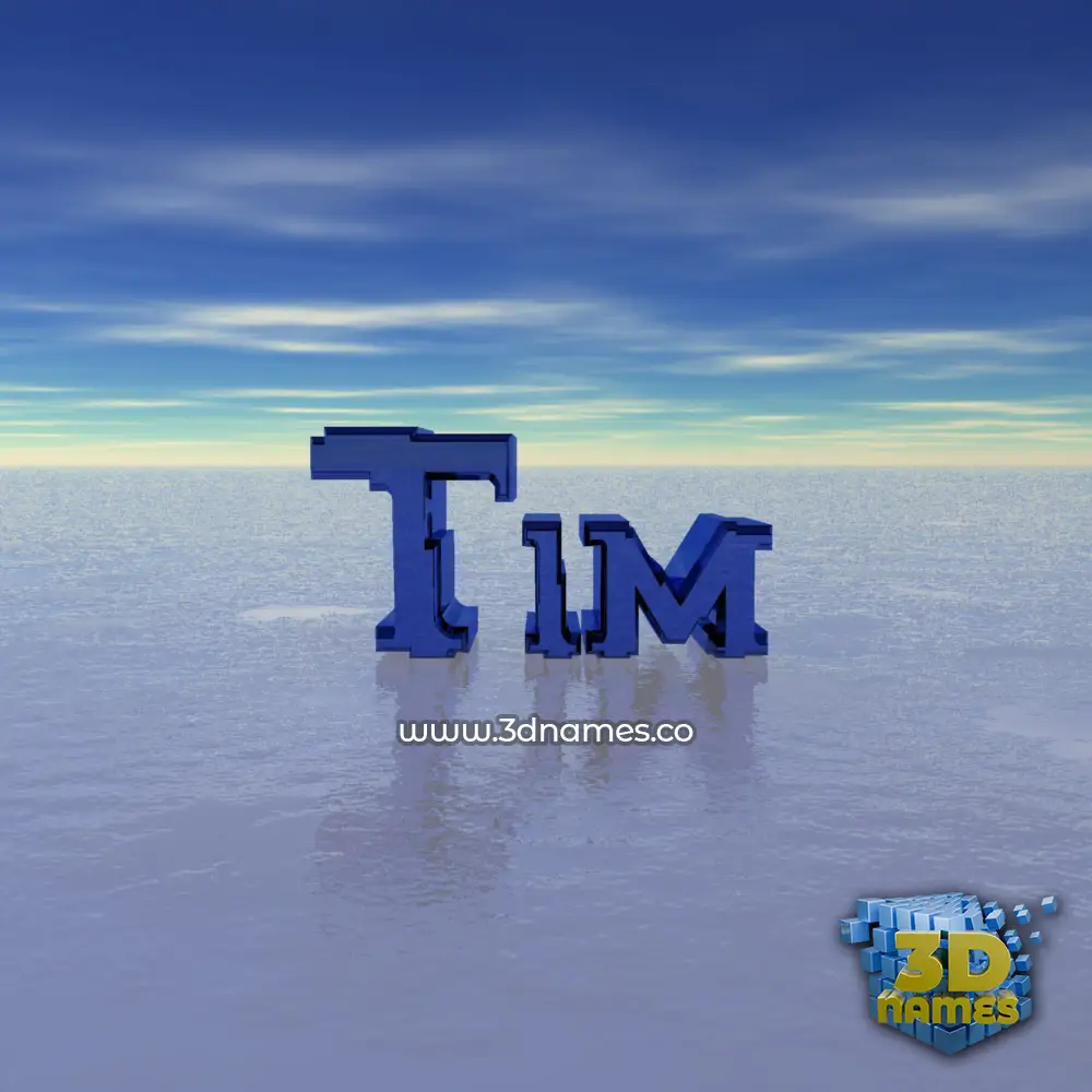 tim in Horizon style - 3D name wallpaper