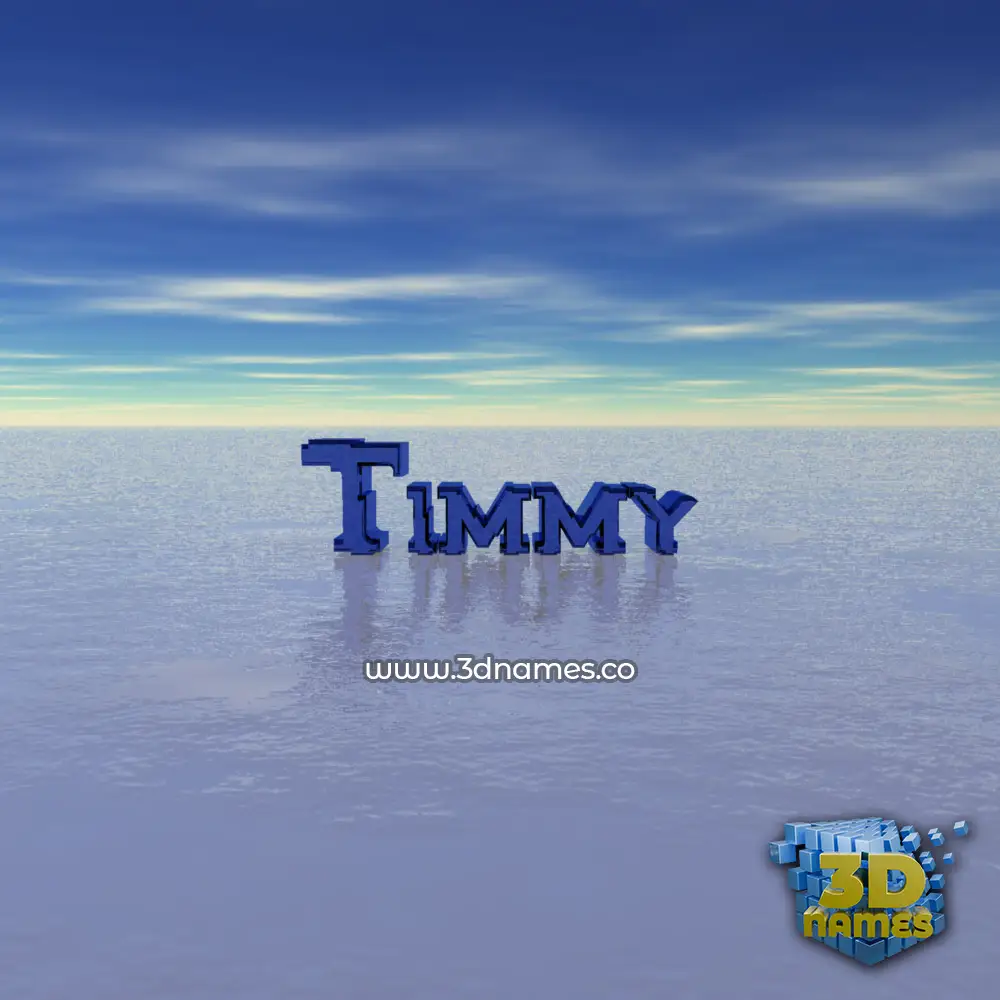 timmy in Horizon style - 3D name wallpaper