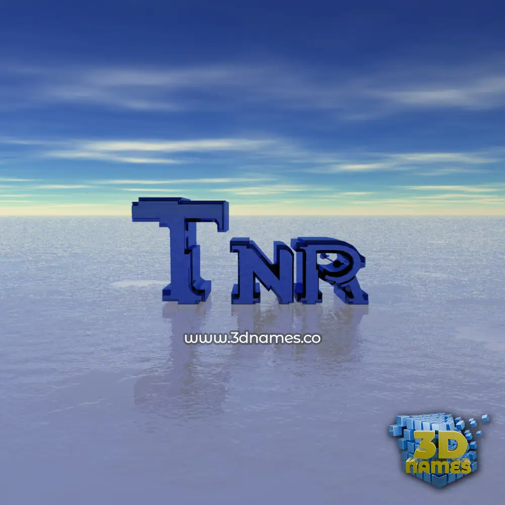tnr in Horizon style - 3D name wallpaper