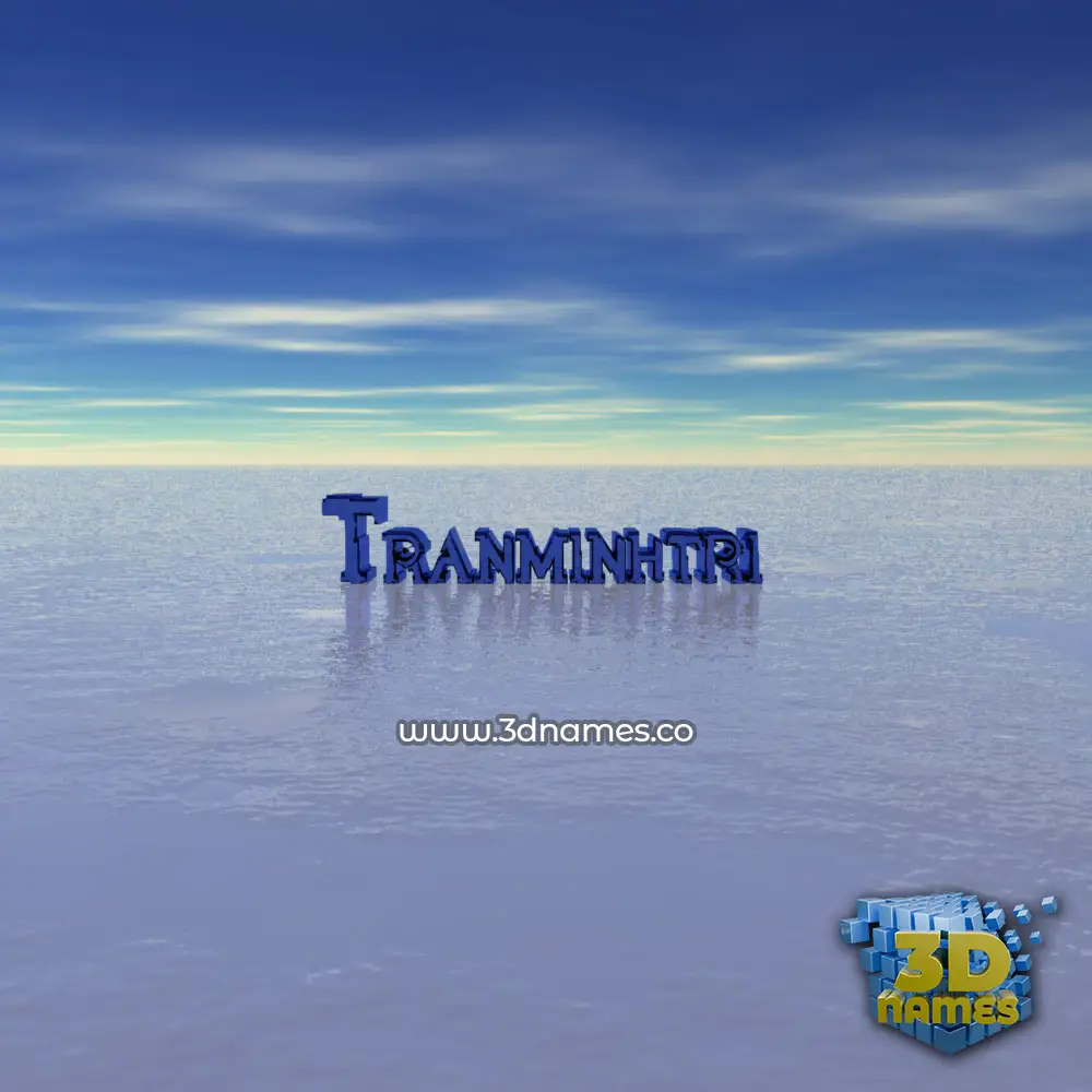 tranminhtri in Horizon style - 3D name wallpaper