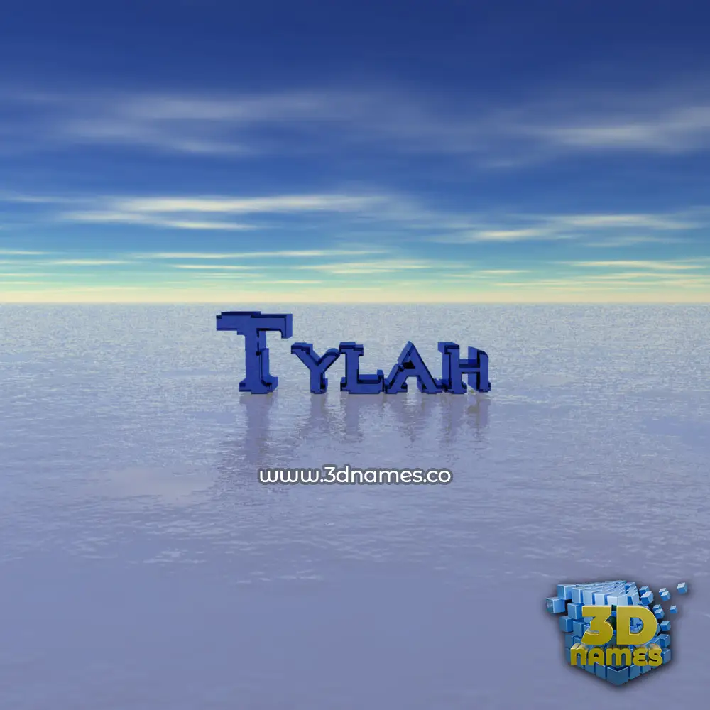 tylah in Horizon style - 3D name wallpaper