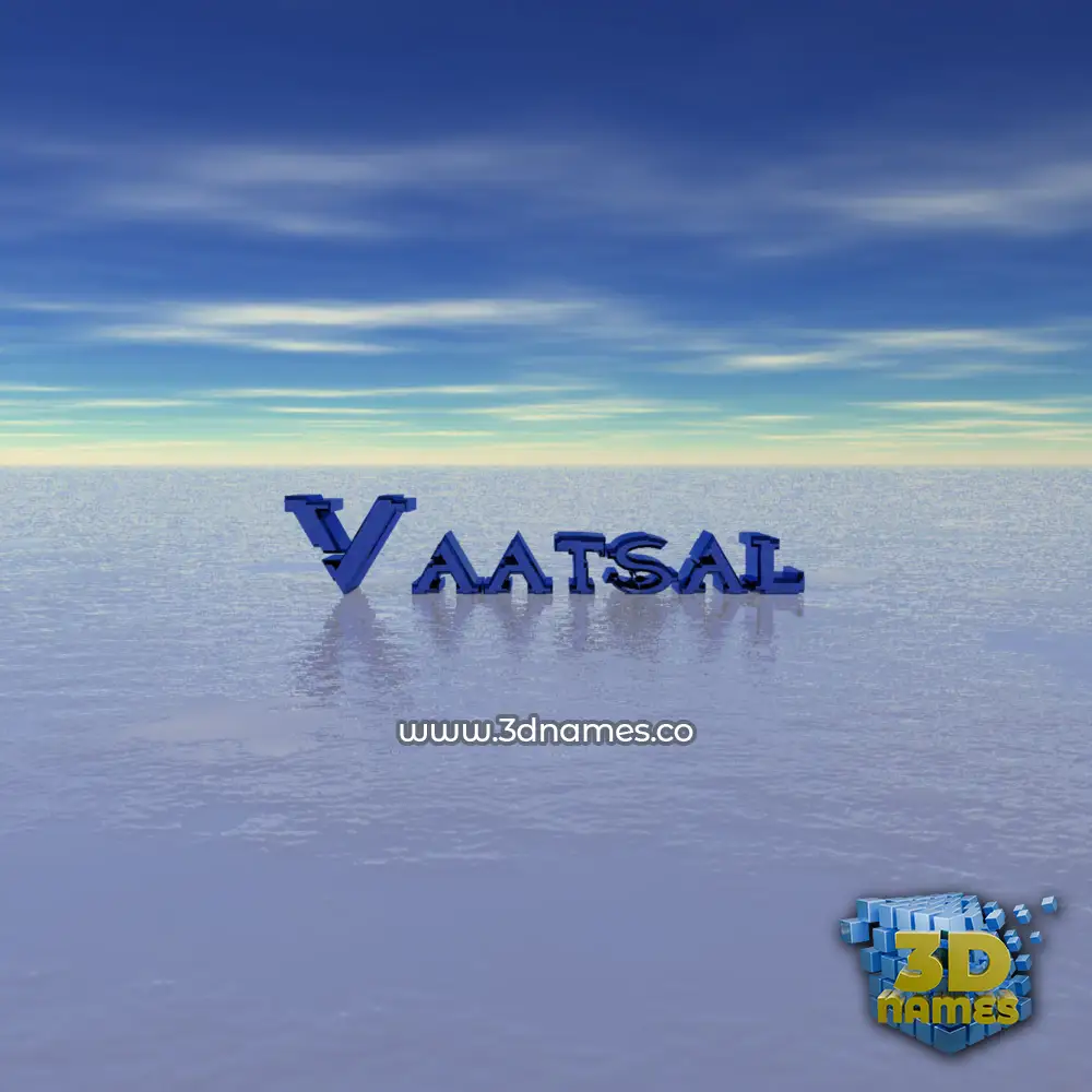vaatsal in Horizon style - 3D name wallpaper