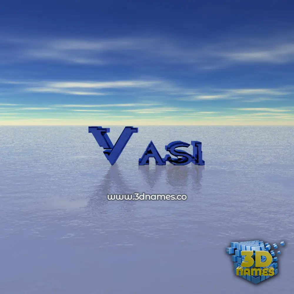 vasi in Horizon style - 3D name wallpaper