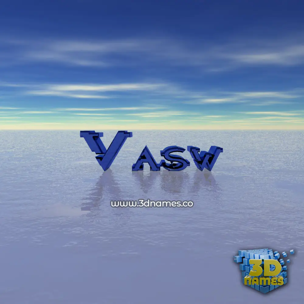 vasw in Horizon style - 3D name wallpaper