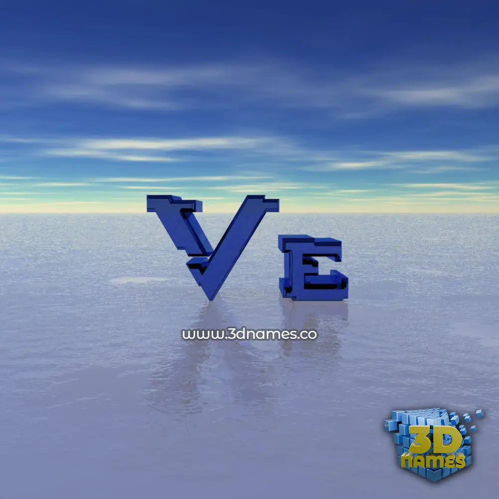 ve in Horizon style - 3D name wallpaper