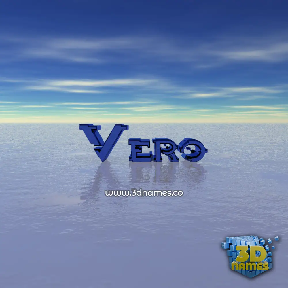 vero in Horizon style - 3D name wallpaper