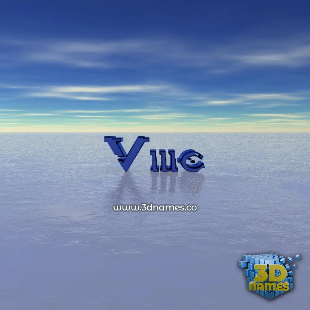 viiic in Horizon style - 3D name wallpaper