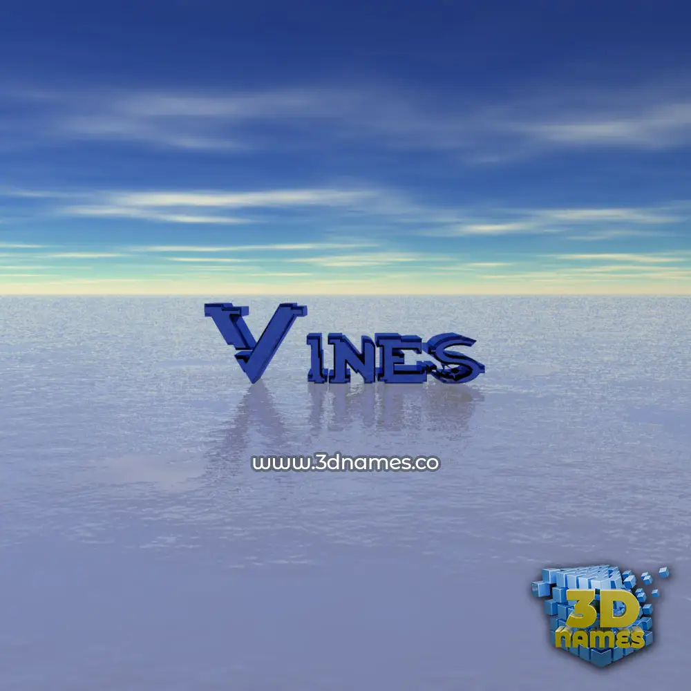 vines in Horizon style - 3D name wallpaper