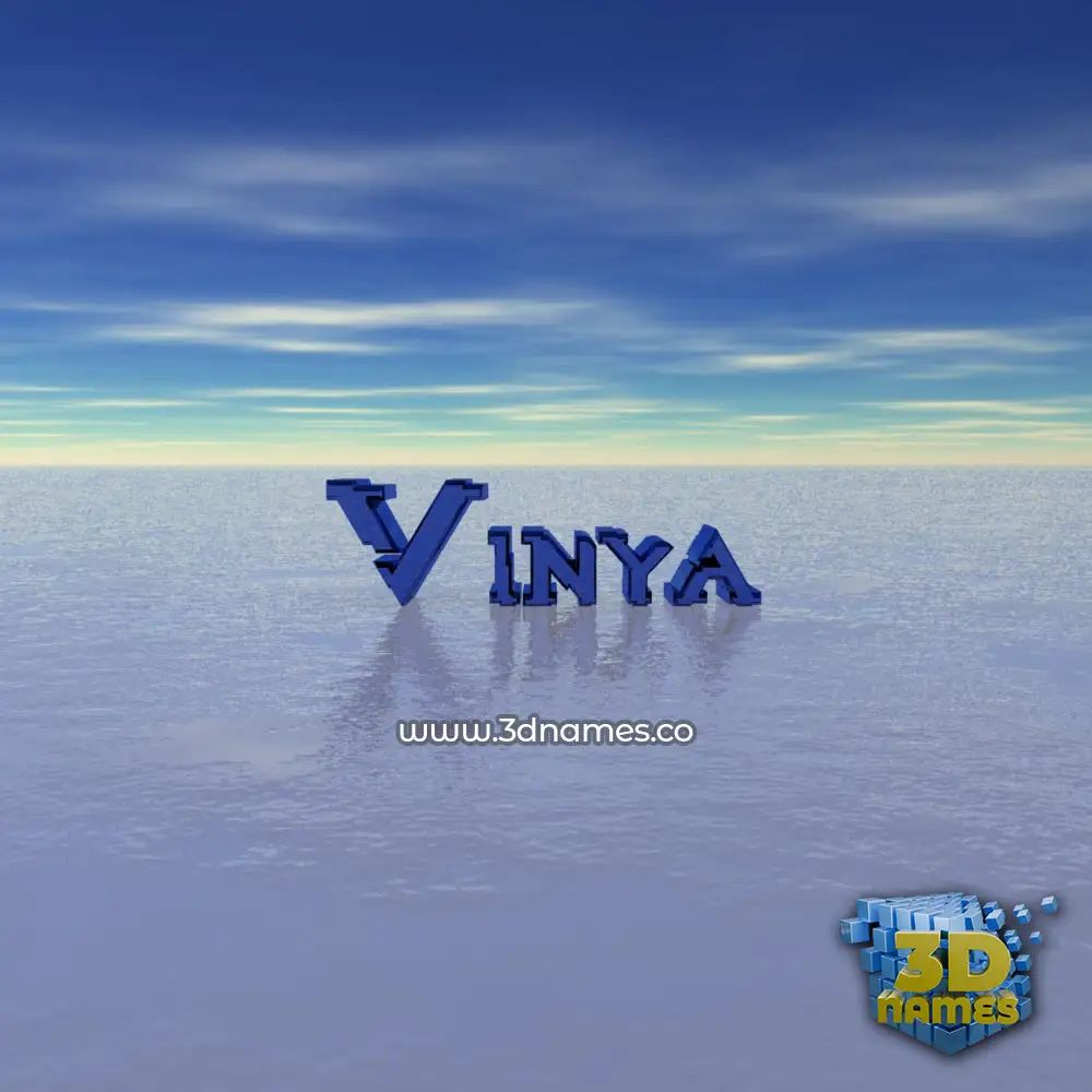 vinya in Horizon style - 3D name wallpaper