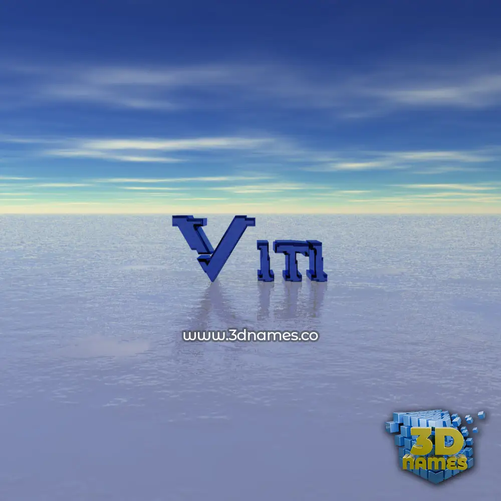 viti in Horizon style - 3D name wallpaper