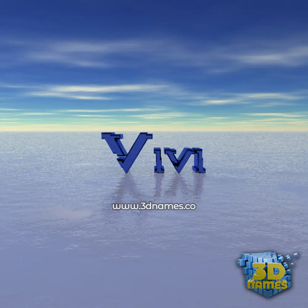vivi in Horizon style - 3D name wallpaper