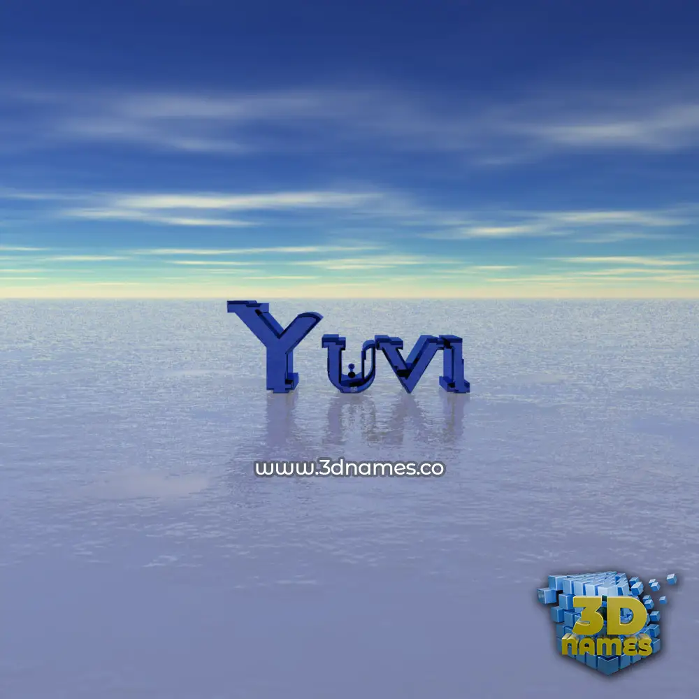 yuvi in Horizon style - 3D name wallpaper