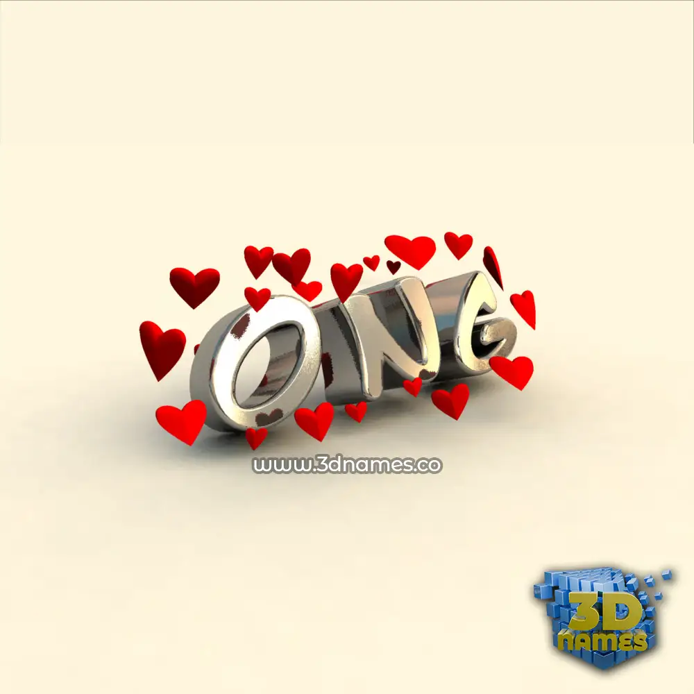 ong in In Love style - 3D name wallpaper