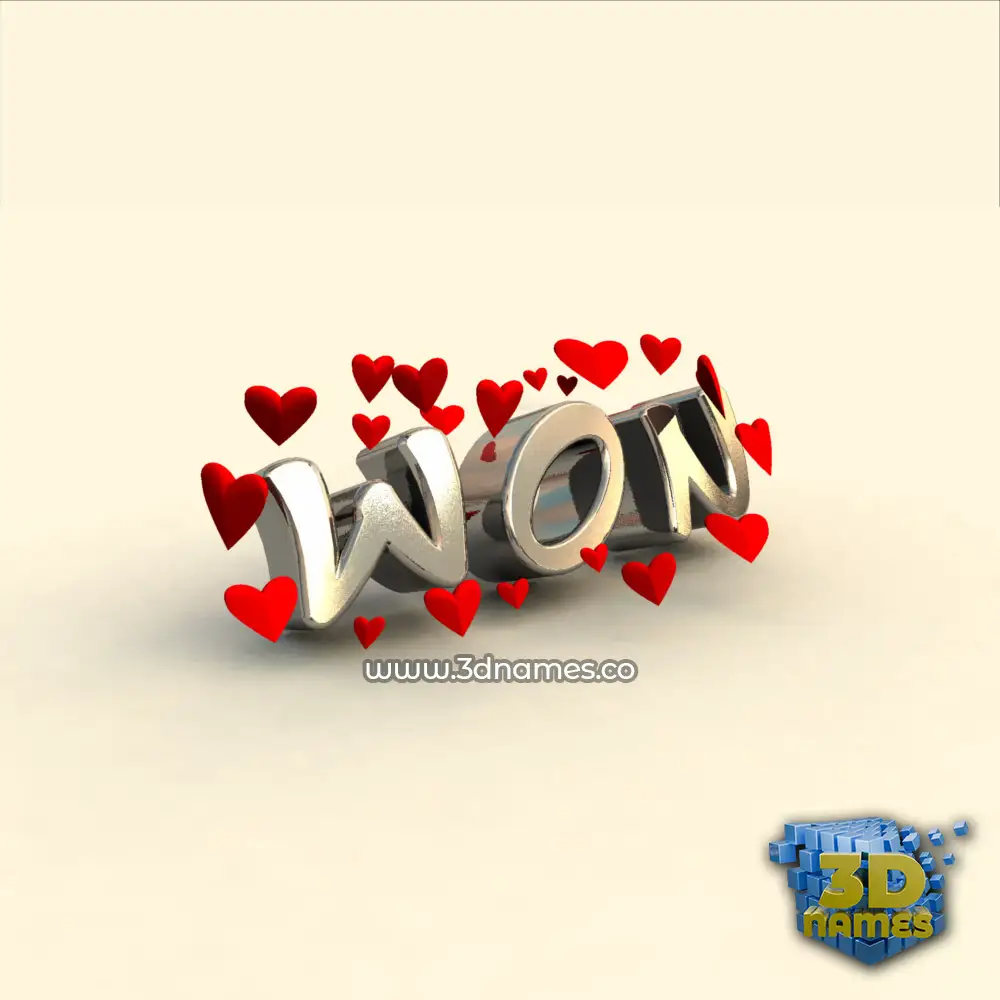 won in In Love style - 3D name wallpaper