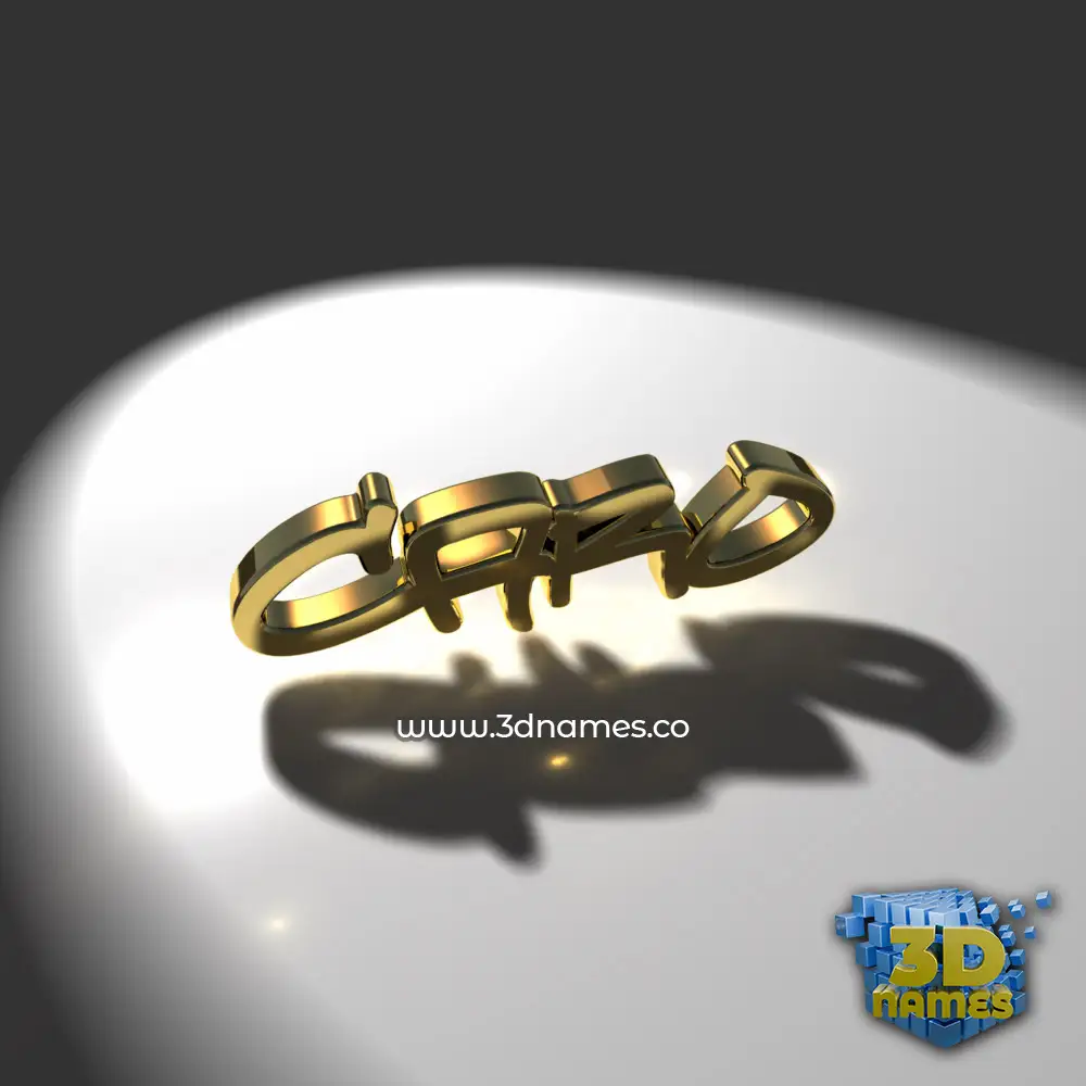 caro in Gold Shine style - 3D name wallpaper