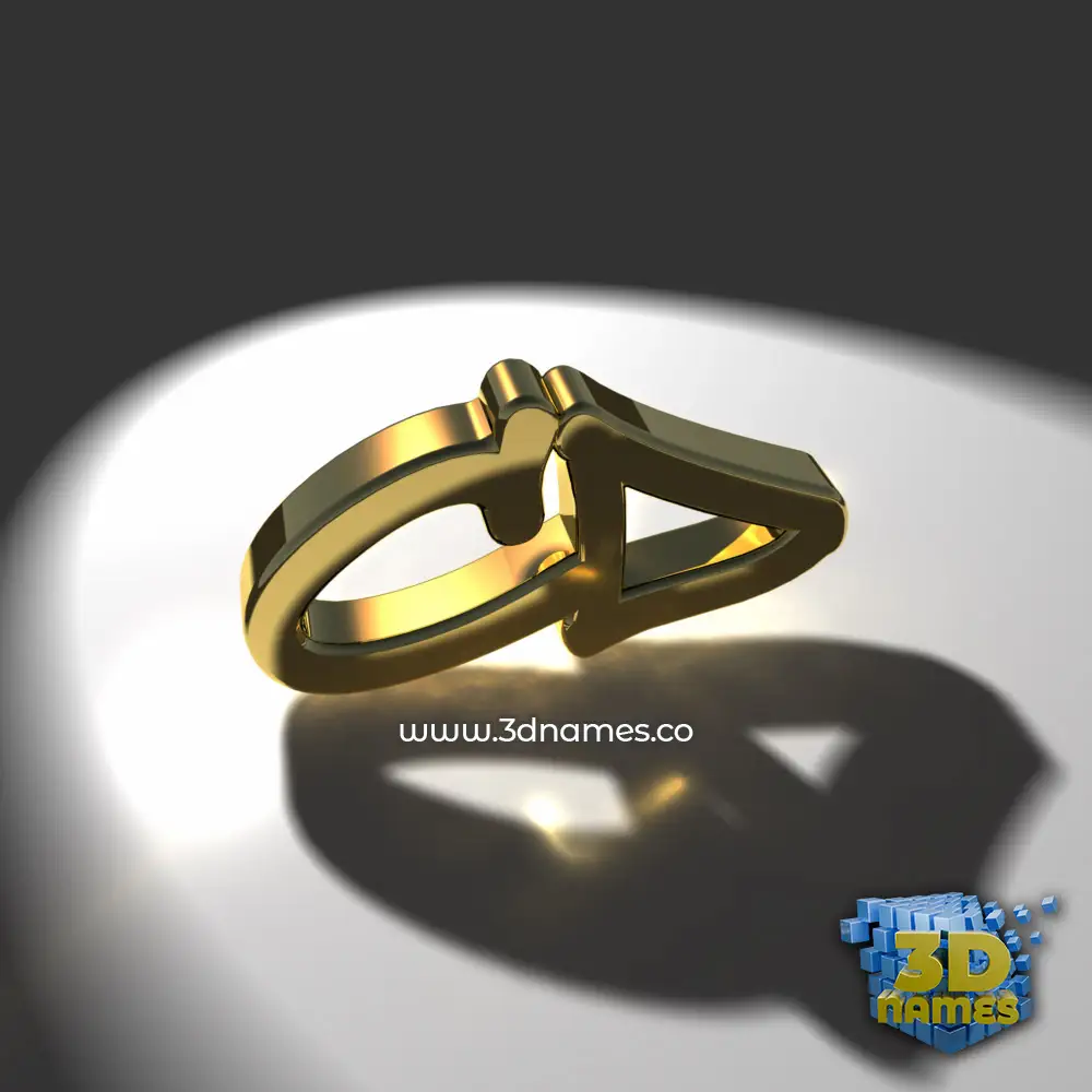 cd in Gold Shine style - 3D name wallpaper