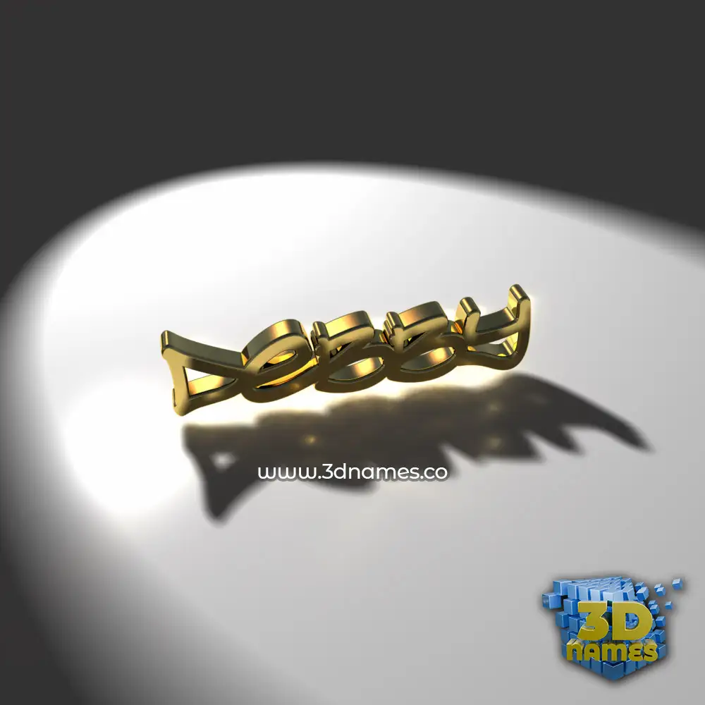 debby in Gold Shine style - 3D name wallpaper