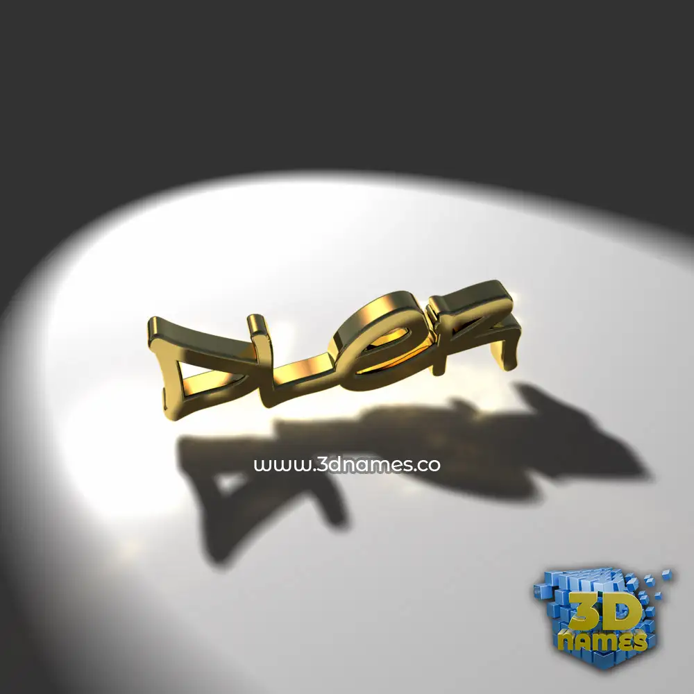 dler in Gold Shine style - 3D name wallpaper