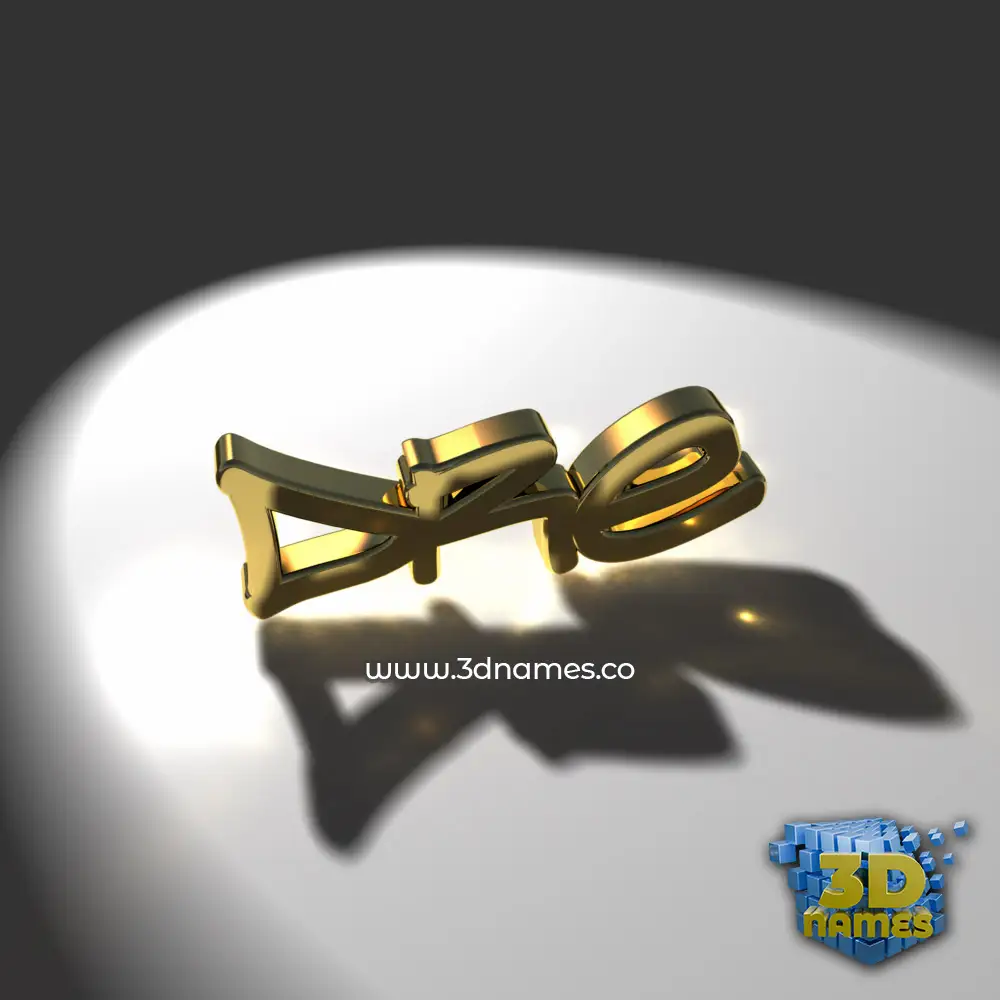 dre in Gold Shine style - 3D name wallpaper