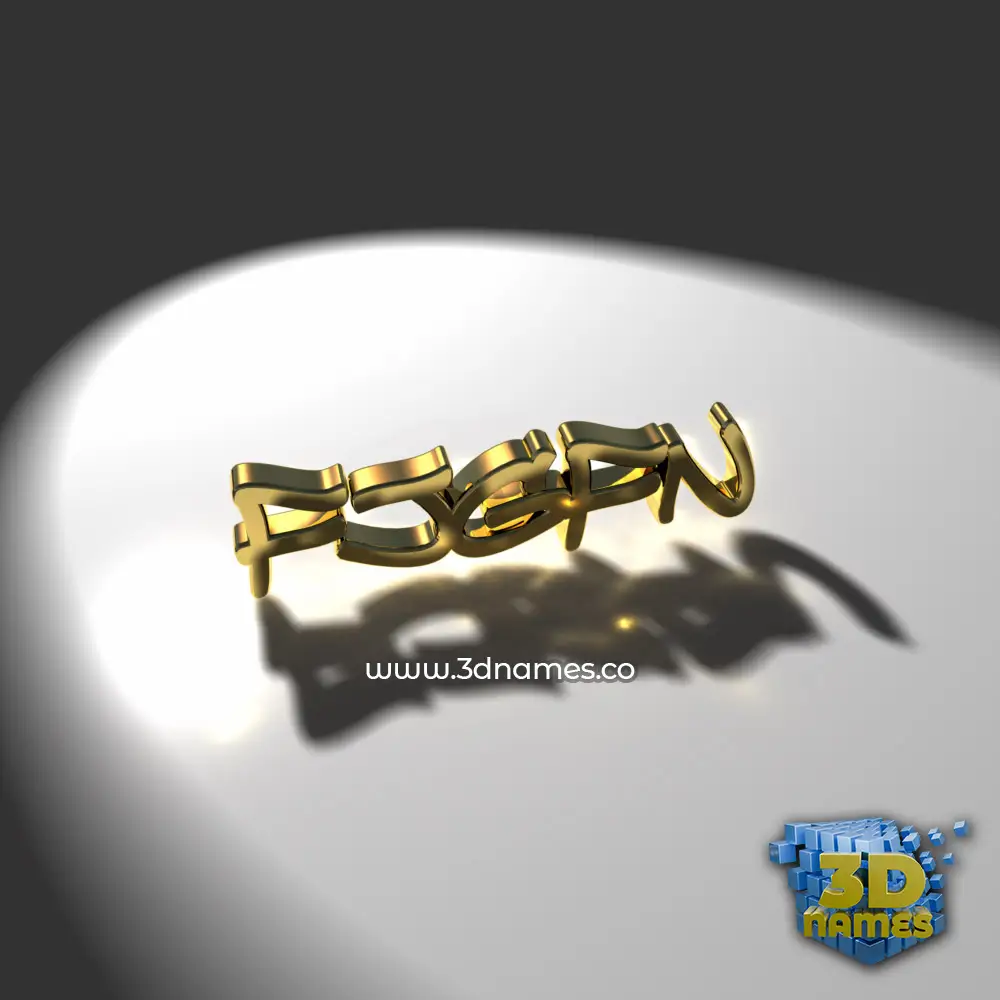 fjgfn in Gold Shine style - 3D name wallpaper