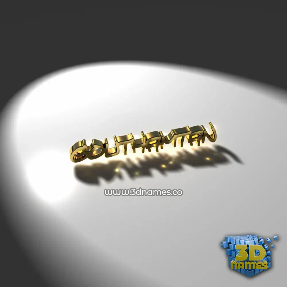 gouthamtan in Gold Shine style - 3D name wallpaper