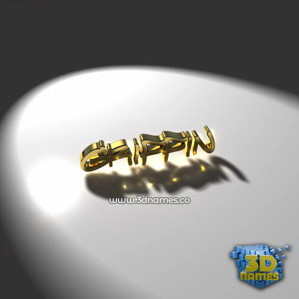 griffin in Gold Shine style - 3D name wallpaper
