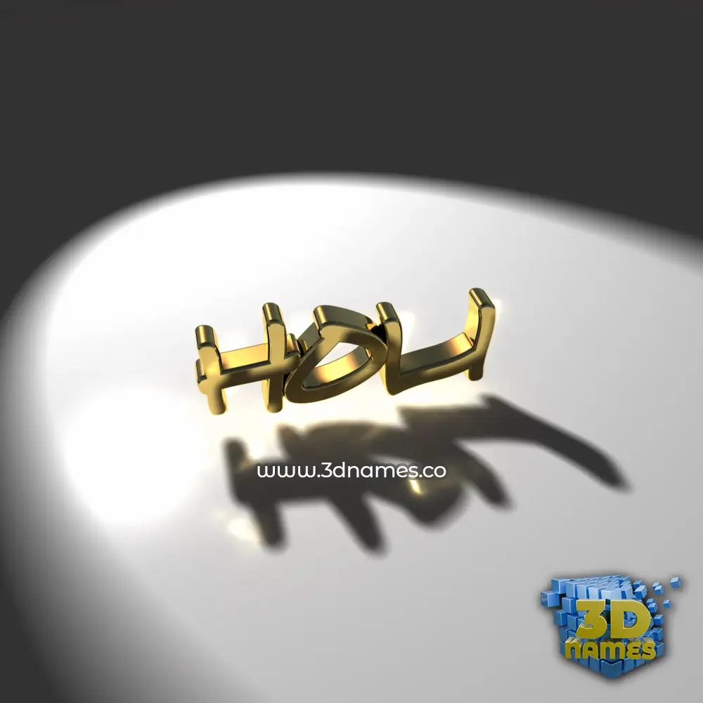 holi in Gold Shine style - 3D name wallpaper