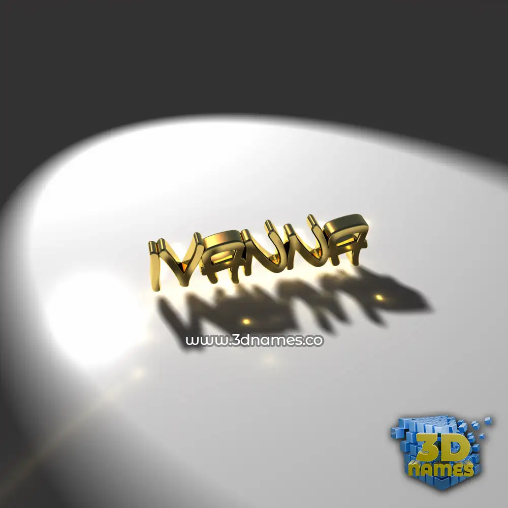 ivanna in Gold Shine style - 3D name wallpaper