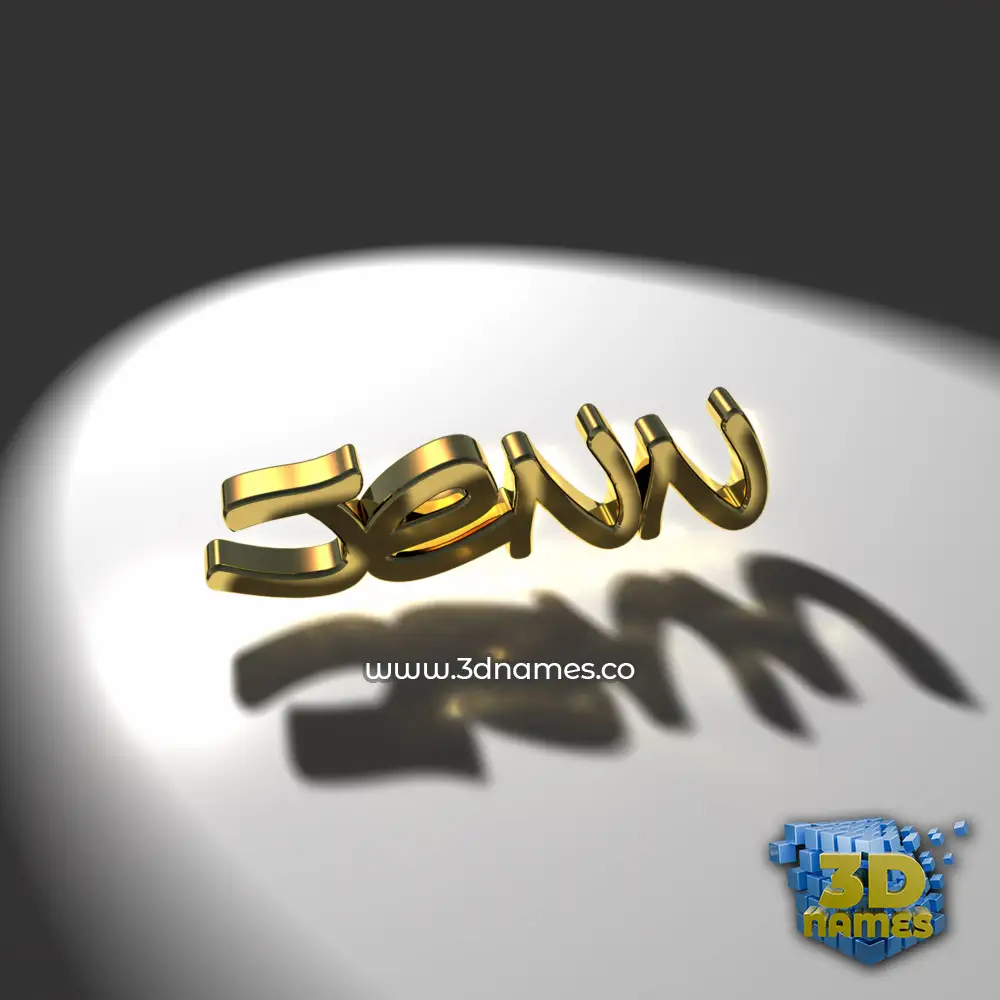jenn in Gold Shine style - 3D name wallpaper