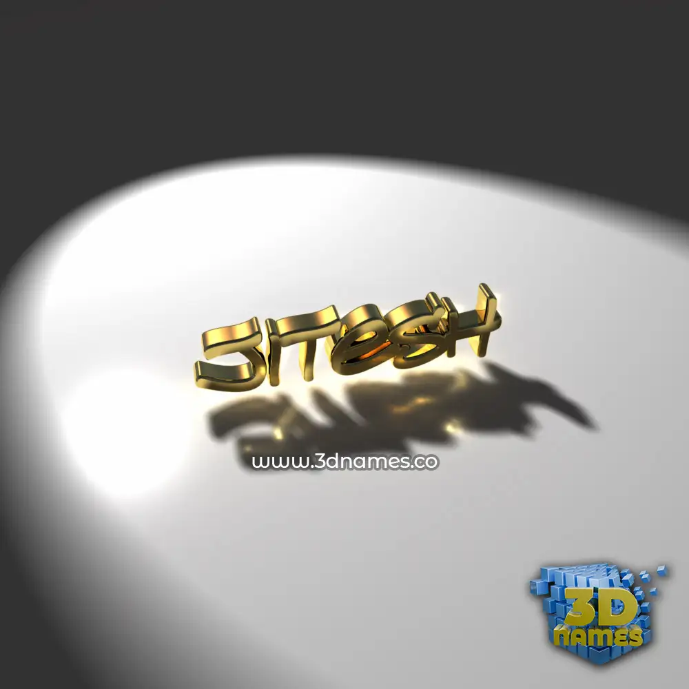 jitesh in Gold Shine style - 3D name wallpaper