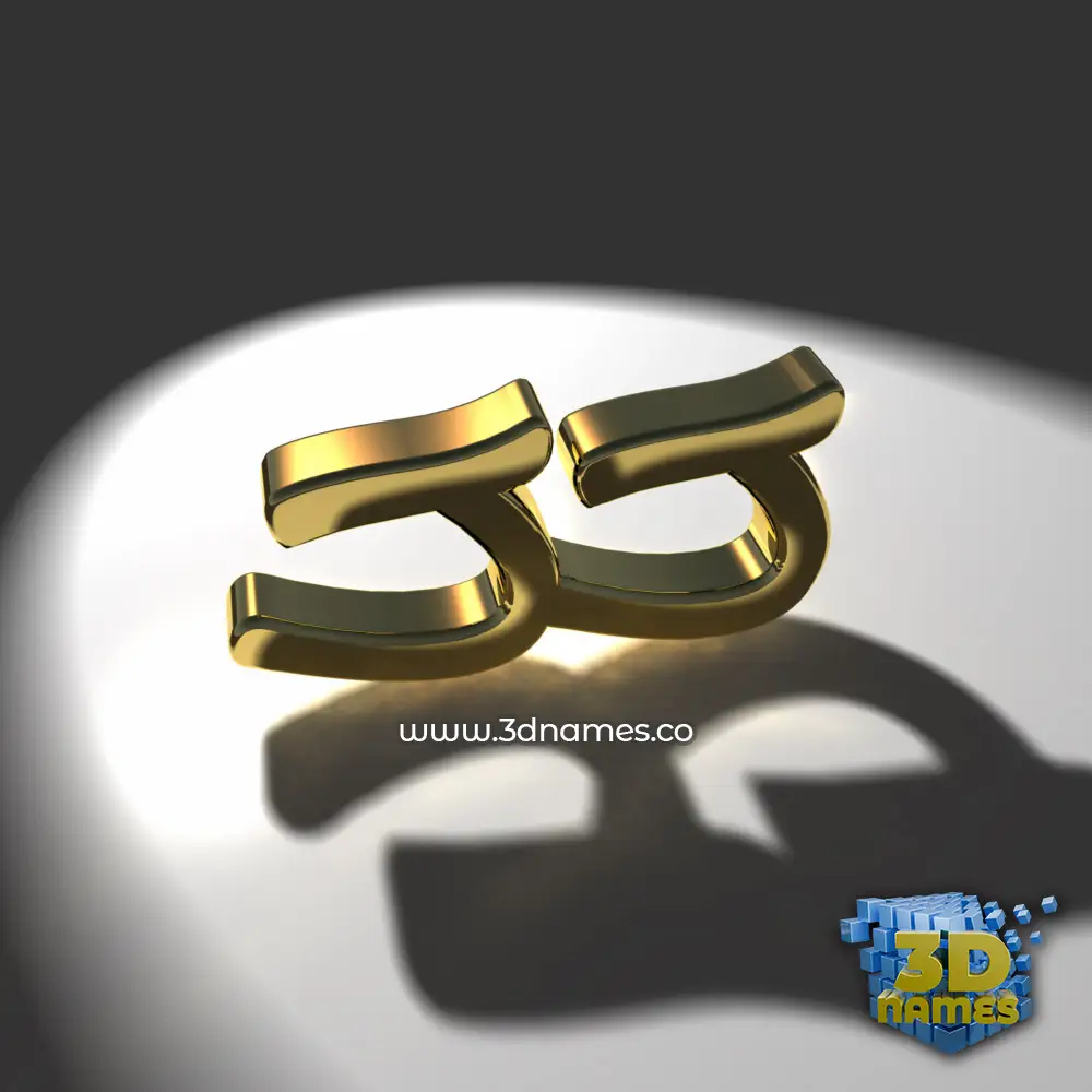 jj in Gold Shine style - 3D name wallpaper