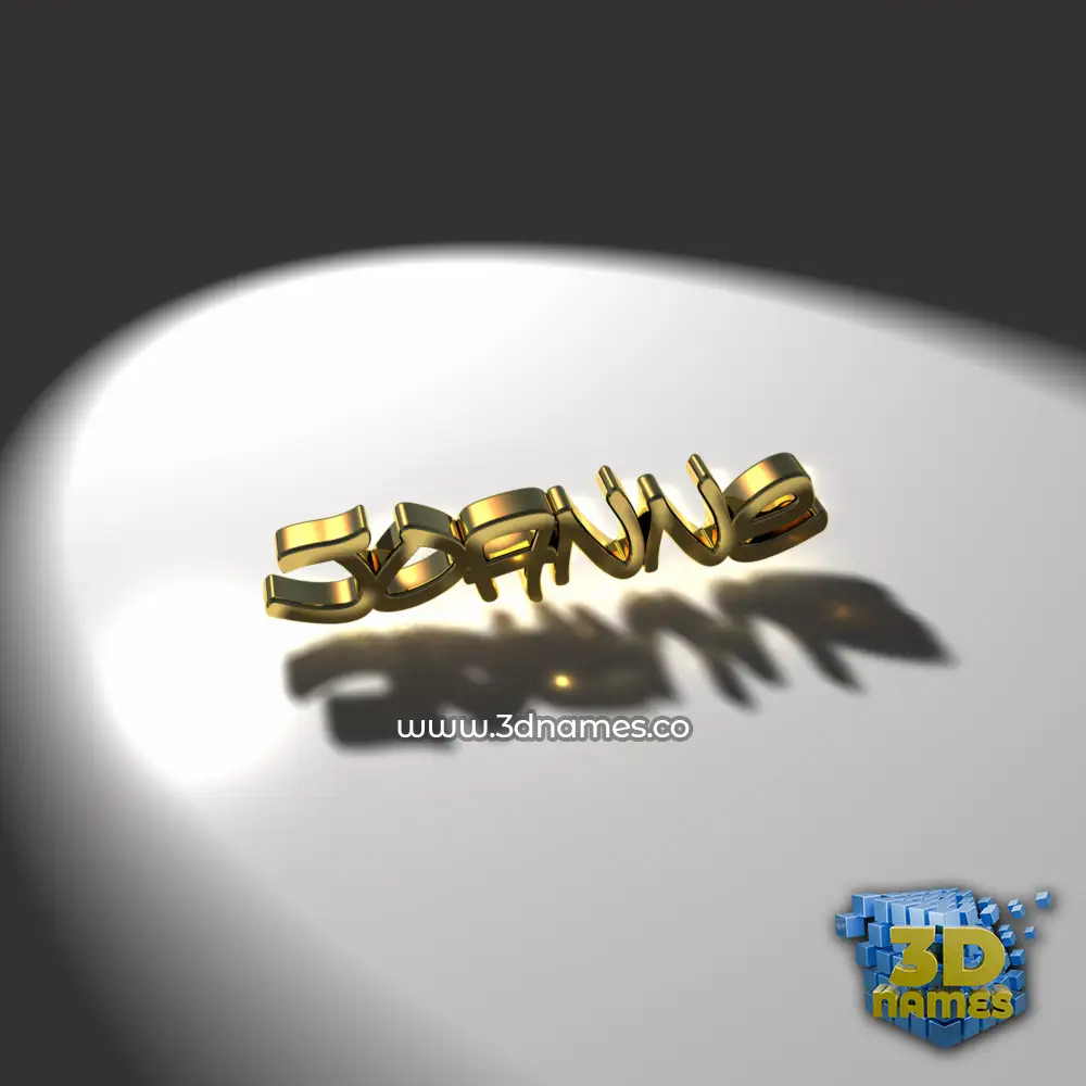 joanne in Gold Shine style - 3D name wallpaper